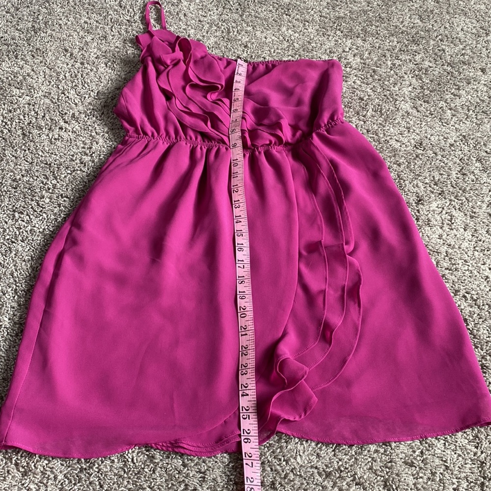 BCBGeneration One-Shoulder Ruffle Dress - Picture 4 of 9